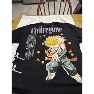 Civil Regime X Dragon Ball Z  Shirt Men Large